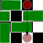 The peasant can move directly through any number of hedges